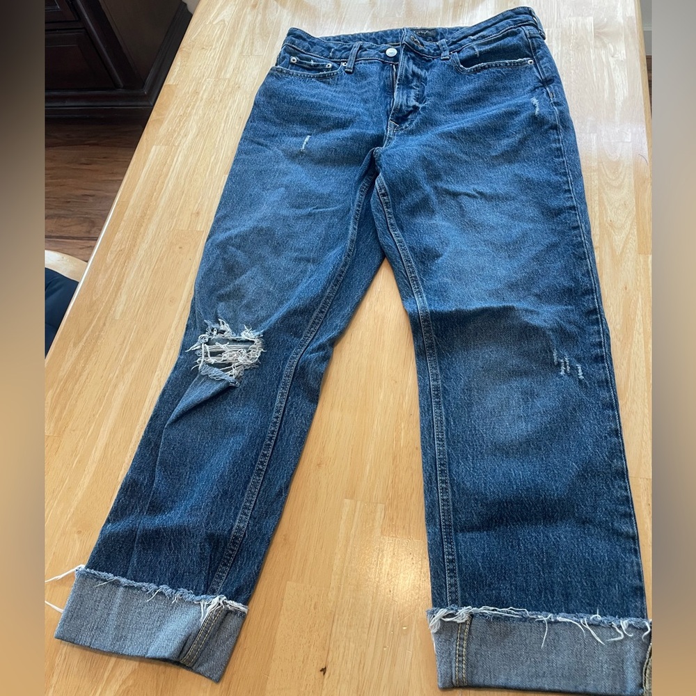 Free Assembly Jeans Sz 8 Super High Rise Straight